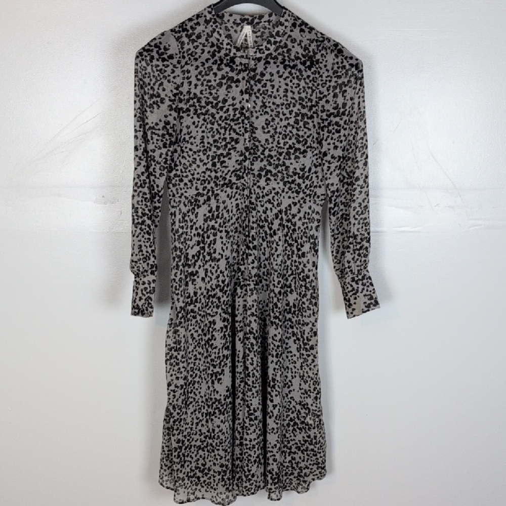 Seraphine Sheer Midi Shirt Dress